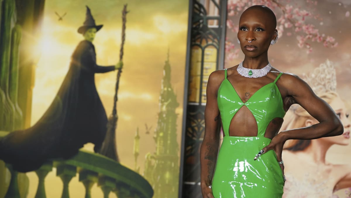 Actress Cynthia Erivo wore her fitness watch underneath her Wicked costume