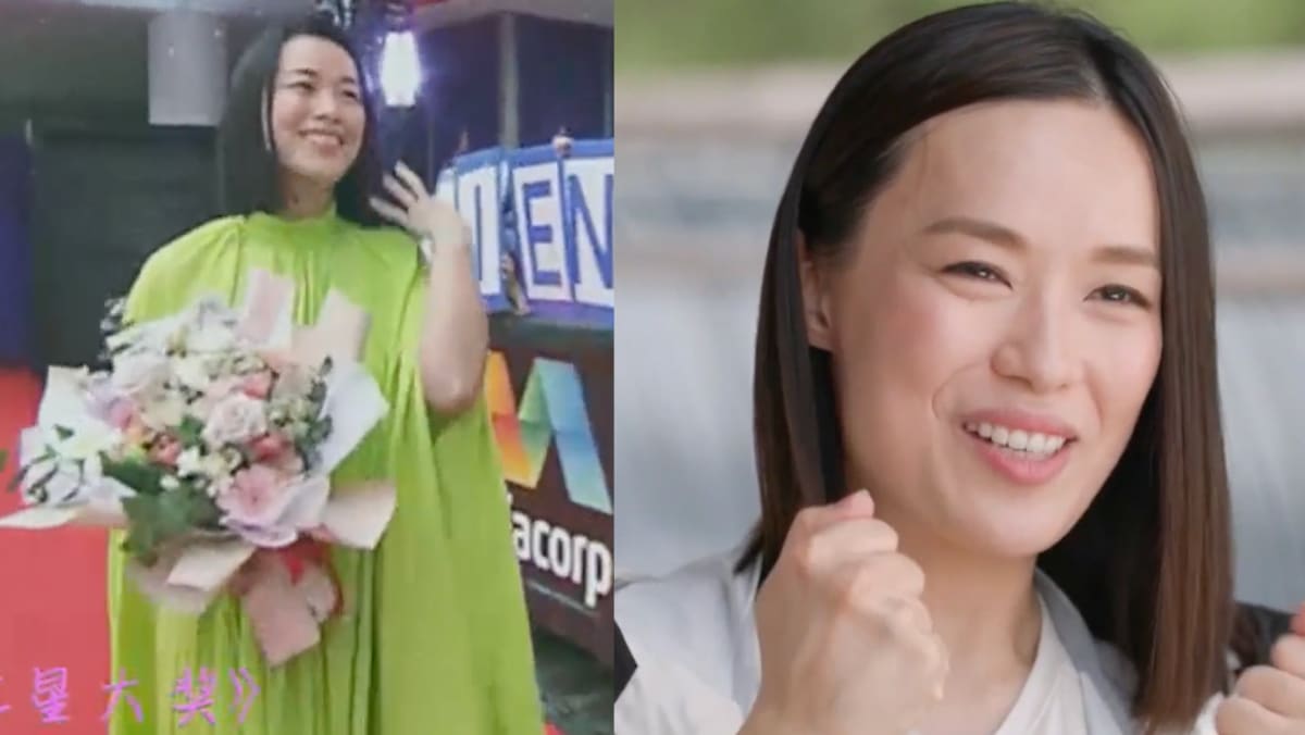 Rebecca Lim Cried After Someone Called Her A “Big Green Apple” At The Star Awards Just 3 Months After Giving Birth