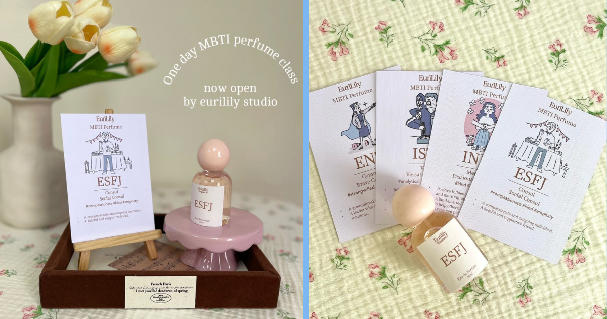 Create A Perfume Based On Your MBTI Personality At This 1-Day Class In S’pore