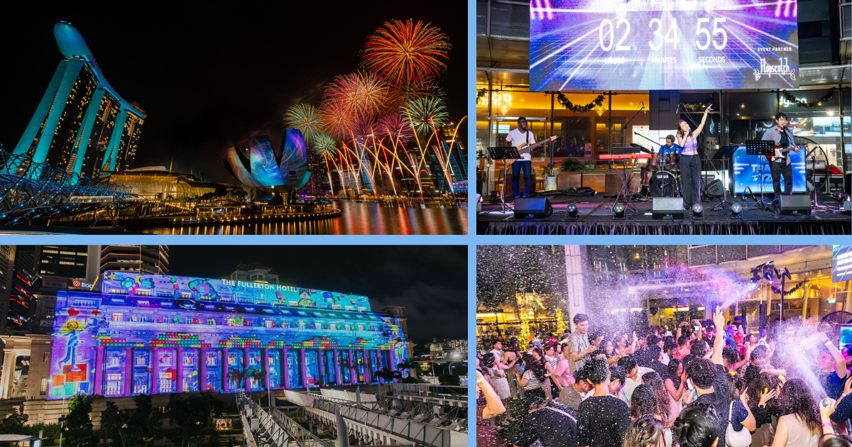 Foam Snow Magic Display, Fireworks & Live Performances At Capitol S’pore & Marina Bay on 31 Dec 2024