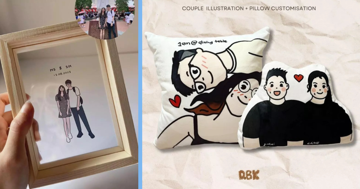 3 Shops In S’pore To Get Personalised Portraits Under S As Christmas Gifts