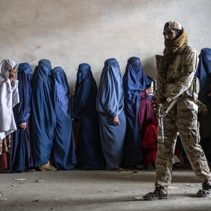 New Taliban rule: Women are no longer allowed to be visible from house windows under any circumstance. If the kitchen has a window, women can't even cook near it. This comes after other rulings that women are forbidden from making sounds or even speaking to each other.