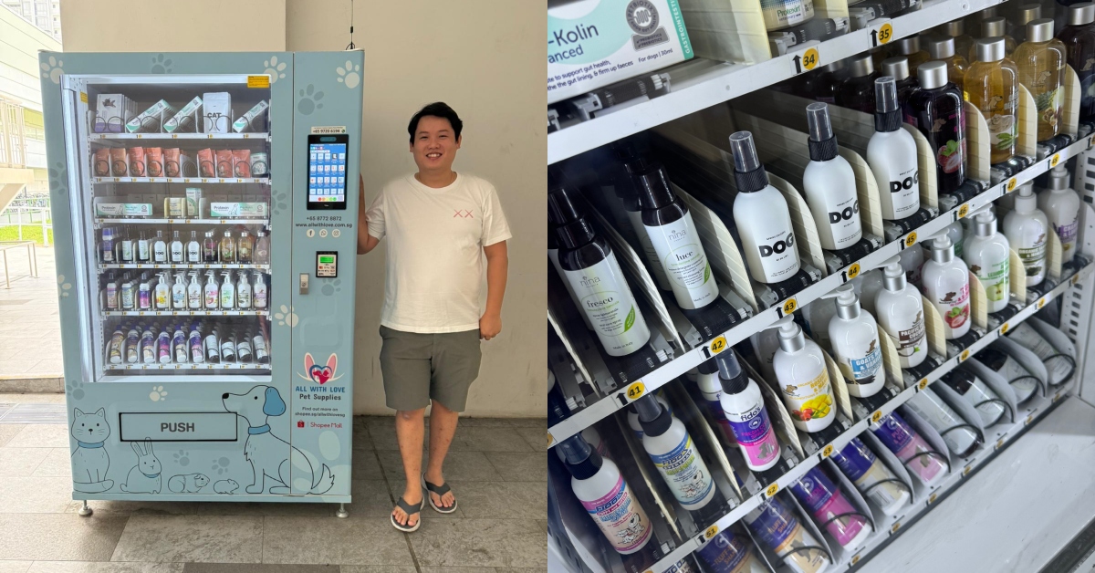 All With Love, S’porean pet care retailer with vending machines