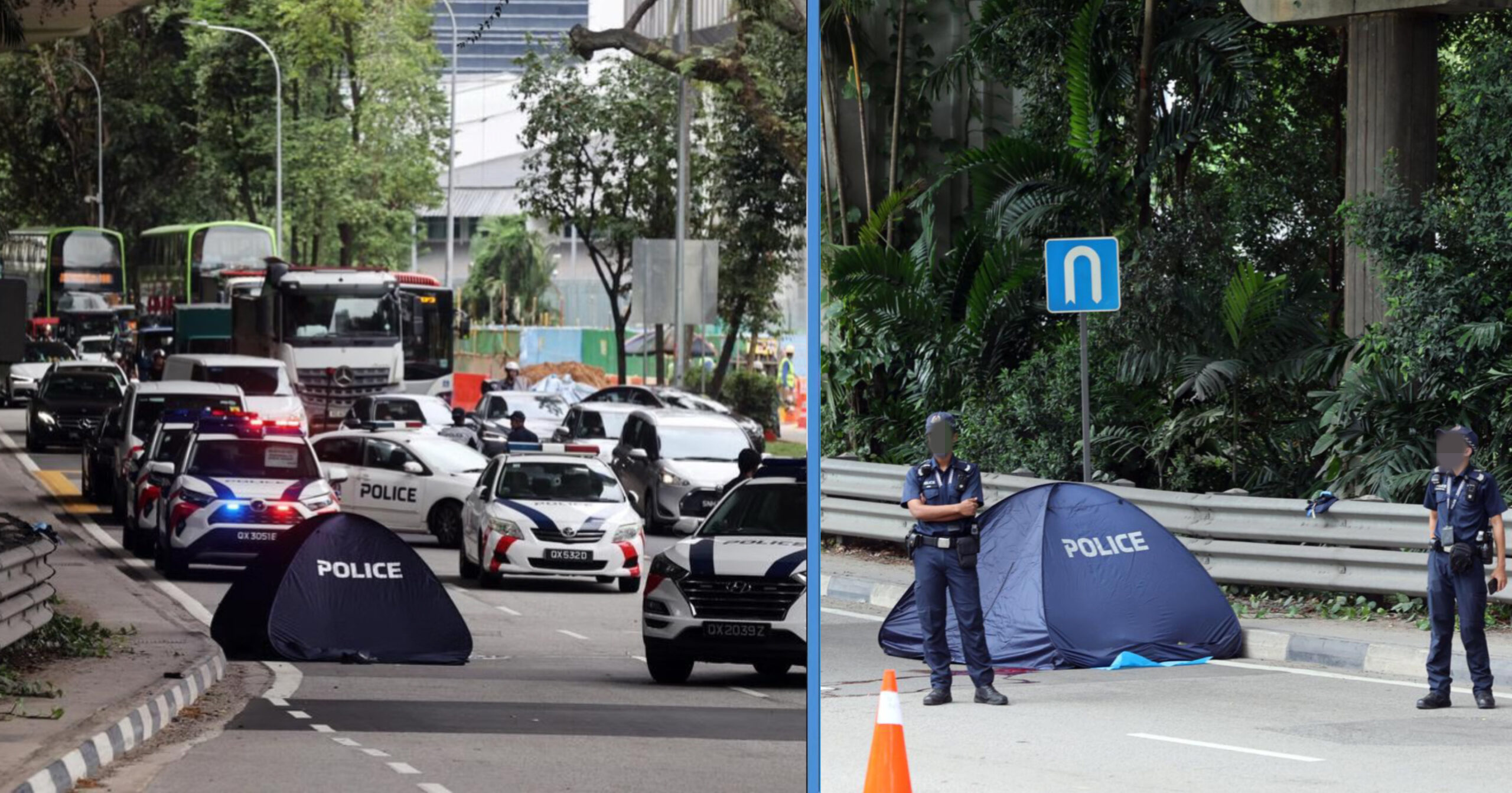 Man Allegedly Fell Off Overhead Bridge; Pronounced Dead at the Scene