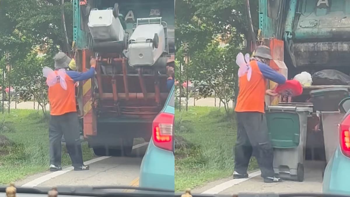 Rubbish Collector Wears Pink Fairy Wings At Work, Wins Over The Internet