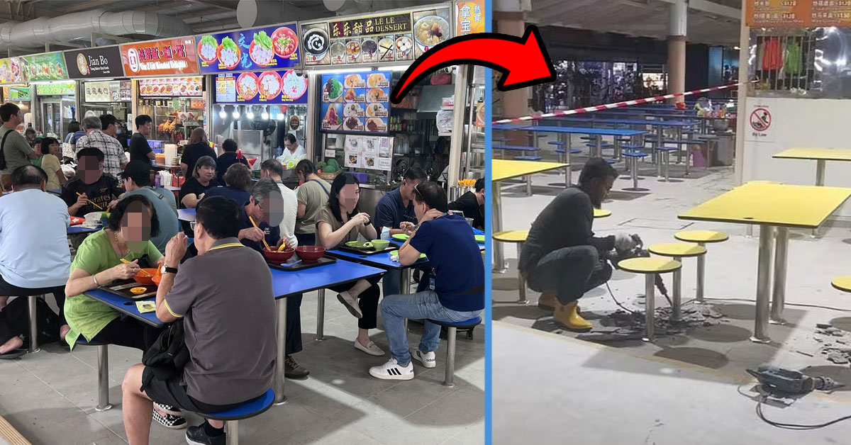 30 Seats Removed from Jurong West 505 Market & Food Centre After Complaints About Cramped Seating