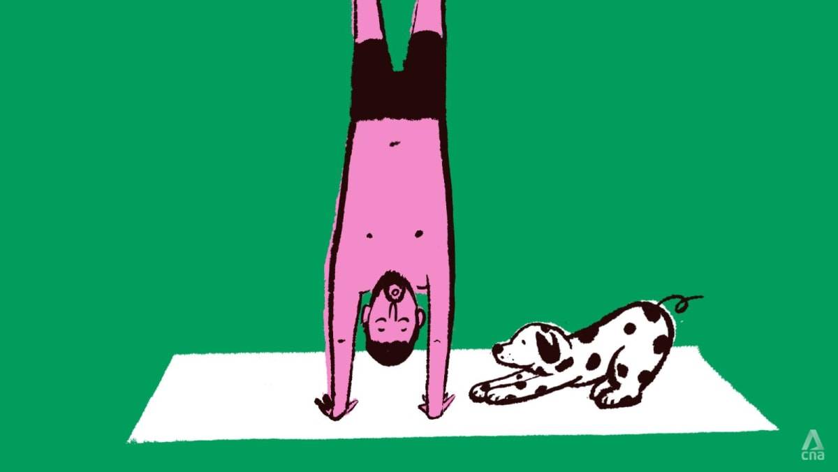 Why this writer is obsessed with perfecting his handstand