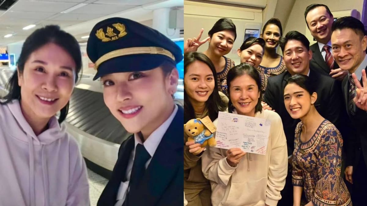 Lin Meijiao Has 61st Birthday Celebration On SQ Flight Thanks To Her Pretty Pilot Niece