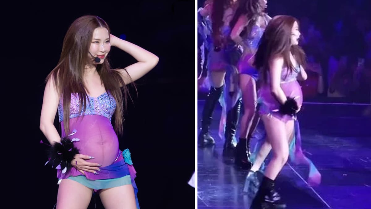 Thai Girl Group Member, 40, Dances Energetically On Stage While 10 Months Pregnant