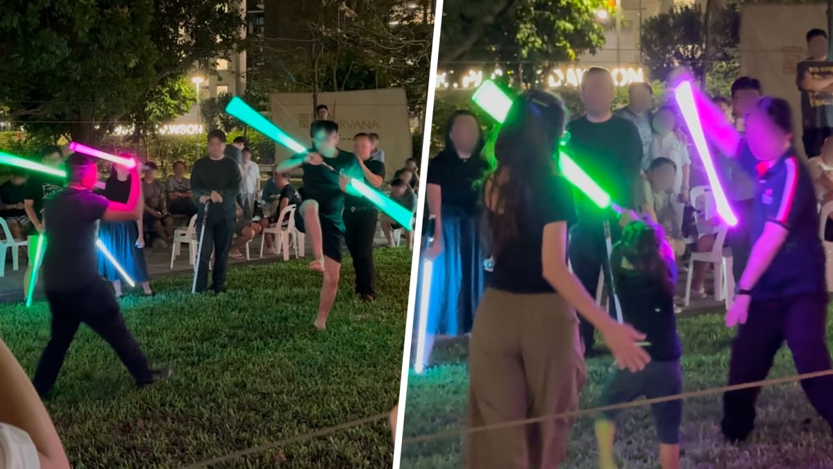 Lightsaber Duels Seen At Dawson Road Wake To Honour Late Member Of Star Wars-Inspired Fitness Group