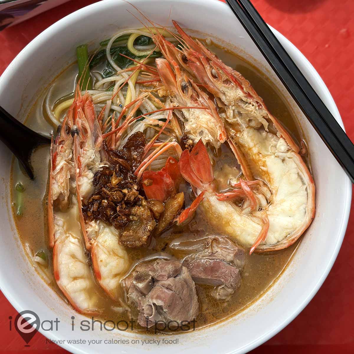 One.85 Big Prawn Mee: Late Night Prawn Noodles!