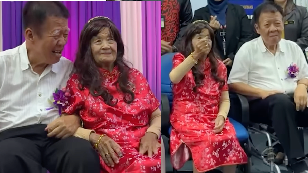 81-Yr-Old M’sian Woman Marries 66-Yr-Old Man She Met At Elderly Care Centre