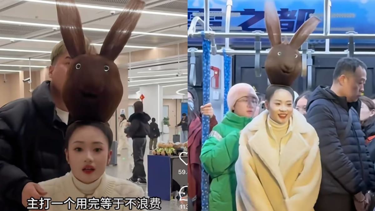 Hair Stylist Turns Woman’s Hair Into Giant Rabbit With Spray Gel He Couldn’t Bring On Plane