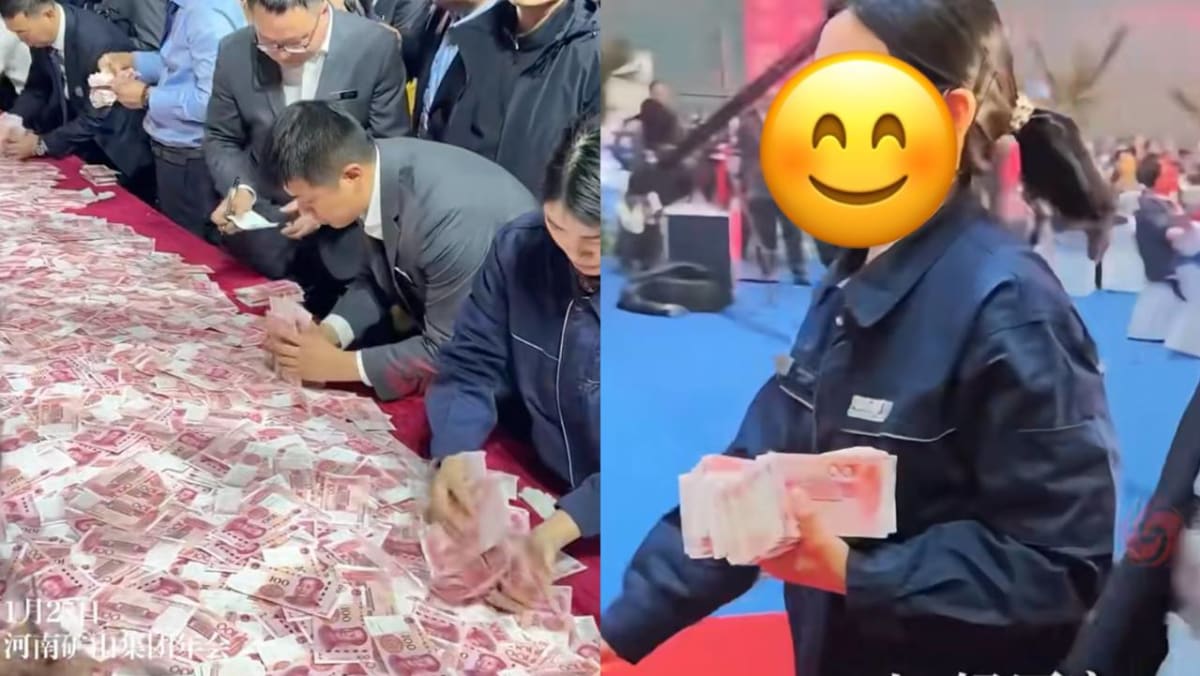 Mainland Chinese Company Lets Employees Take Home “As Much Cash As They Can Count” At Annual Dinner