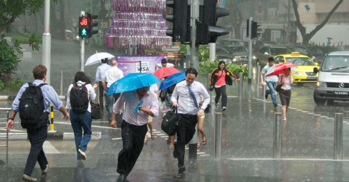 Severe rain disrupts travel & business operations in Singapore