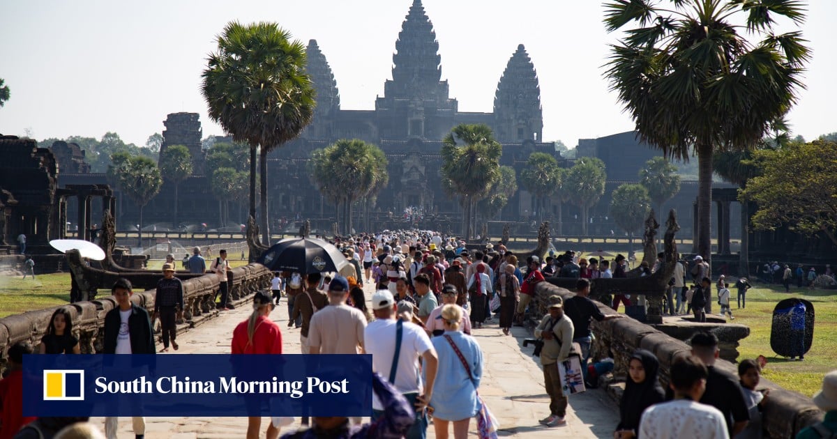 Monkeys attack tourists at Cambodia’s Angkor Wat, egged on by YouTubers, officials say