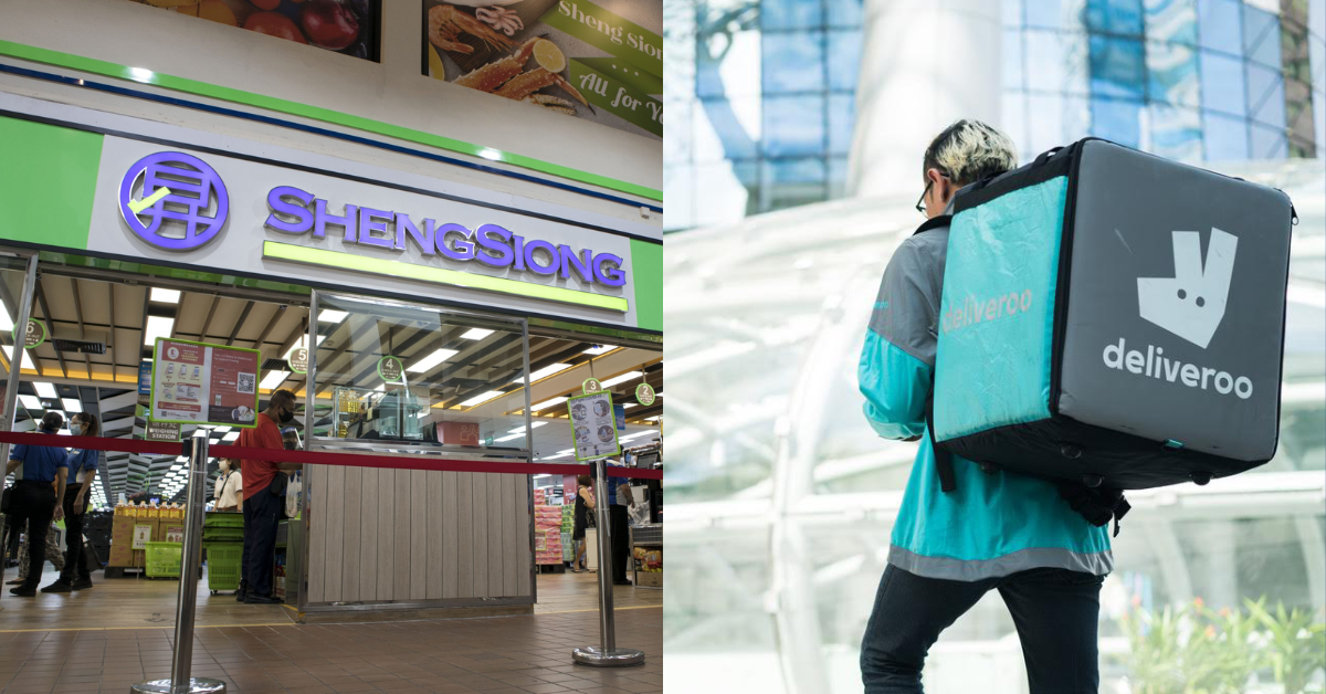 Sheng Siong partners with Deliveroo to offer their groceries