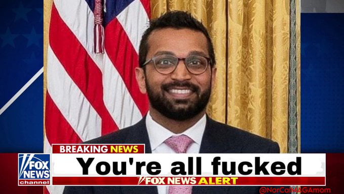 Kash Patel is now the head of the FBI.