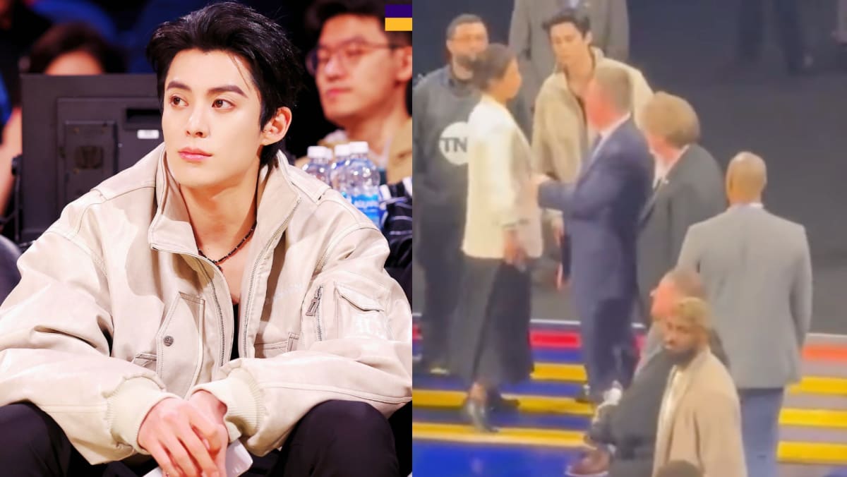 Dylan Wang Ignored By His Idol LeBron James At NBA All-Star Celebrity Game