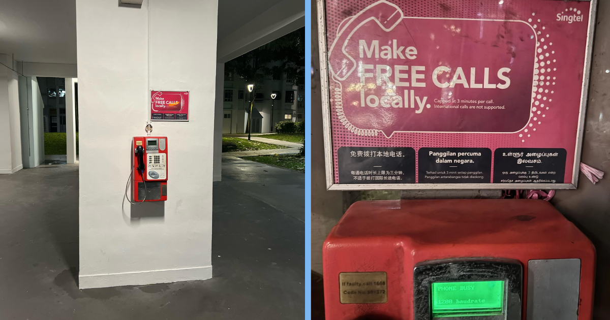 It Turns Out That There Are Free Payphones Around S’pore