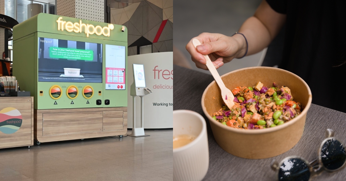 Hit Refresh, Singaporean startup that created food kiosks freshpod