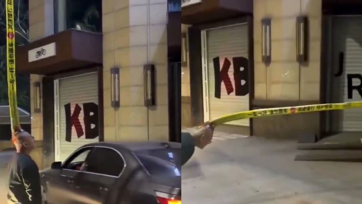 Man Becomes Parking Barrier Because He’s Frustrated With Life