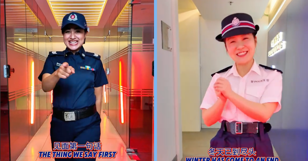 SPF Wins the Internet with CNY Song That Features Police Officers from Hong Kong